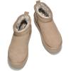 imageProject Cloud 100 Genuine Leather Ankle Boots for Women  AntiSlip Memory Foam Insole Womens Boots  Lightweight Winter Womens Shoes Ankle Booties for Women HuggyTaupe