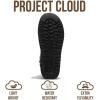 imageProject Cloud 100 Genuine Leather Ankle Boots for Women  AntiSlip Memory Foam Insole Womens Boots  Lightweight Winter Womens Shoes Ankle Booties for Women HuggyBlack Leather