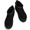 imageProject Cloud 100 Genuine Leather Ankle Boots for Women  AntiSlip Memory Foam Insole Womens Boots  Lightweight Winter Womens Shoes Ankle Booties for Women HuggyBlack
