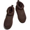 imageProject Cloud 100 Genuine Leather Ankle Boots for Women  AntiSlip Memory Foam Insole Womens Boots  Lightweight Winter Womens Shoes Ankle Booties for Women HuggyBrown