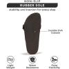 imageProject Cloud 100 Genuine Leather Womens Sandals  Memory Foam Slipper Women Vacation Essentials with Adjustable Straps  Non Slip Sandals for Women 2025 WrenChocolate