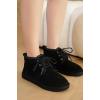 imageProject Cloud Ankle Boots for Women  Genuine Suede Shoes with Memory Foam Insole  NonSlip Mini Winter Boots Shoes for Women 2025 JuleeBlack