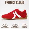 imageProject Cloud Barefoot Shoes Women  Memory Foam LaceUp Womens Sneakers  Lightweight ampamp Non Slip Womens Shoes Casual  AllDay Womens Fashion Sneakers for 2025 GoalRed
