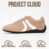 imageProject Cloud Barefoot Shoes Women  Memory Foam LaceUp Womens Sneakers  Lightweight ampamp Non Slip Womens Shoes Casual  AllDay Womens Fashion Sneakers for 2025 GoalTan