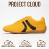 imageProject Cloud Barefoot Shoes Women  Memory Foam LaceUp Womens Sneakers  Lightweight ampamp Non Slip Womens Shoes Casual  AllDay Womens Fashion Sneakers for 2025 GoalYellow