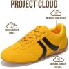 imageProject Cloud Barefoot Shoes Women  Memory Foam LaceUp Womens Sneakers  Lightweight ampamp Non Slip Womens Shoes Casual  AllDay Womens Fashion Sneakers for 2025 GoalYellow