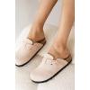 imageProject Cloud Clogs for Kids  Genuine Leather Kids Clogs with Cork Footbed Arch Support  NonSlip Slippers ampamp Sandals for Boys ampamp Girls FootwearLight Pink Suede