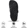 imageProject Cloud Clogs for Kids  Genuine Leather Kids Clogs with Cork Footbed Arch Support  NonSlip Slippers ampamp Sandals for Boys ampamp Girls FootwearBlack Suede With Back Strap
