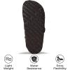 imageProject Cloud Clogs for Kids  Genuine Leather Kids Clogs with Cork Footbed Arch Support  NonSlip Slippers ampamp Sandals for Boys ampamp Girls FootwearDark Choco Brown Suede With Back Strap
