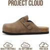 imageProject Cloud Clogs for Kids  Genuine Leather Kids Clogs with Cork Footbed Arch Support  NonSlip Slippers ampamp Sandals for Boys ampamp Girls FootwearBrown Sugar