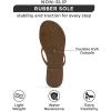 imageProject Cloud Flip Flops for Women  Memory Foam Flats Summer Sandals for Women 2025  Vegan Leather Lightweight Womens Sandals Summer Beach Essentials SlidesChocolate