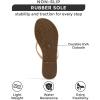 imageProject Cloud Flip Flops for Women  Memory Foam Flats Summer Sandals for Women 2025  Vegan Leather Lightweight Womens Sandals Summer Beach Essentials SlidesBeige
