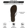 imageProject Cloud Flip Flops for Women  Memory Foam Flats Summer Sandals for Women 2025  Vegan Leather Lightweight Womens Sandals Summer Beach Essentials SlidesBlack