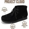 imageProject Cloud Genuine Leather Ankle Boots for Women  Lightweight ampamp Non Slip Womens Shoes  Memory Foam Insole Chukka Boots  Water Resistant Fashion Shoes for Women 2025 Wally BootBlack
