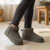 imageProject Cloud Genuine Leather Ankle Boots for Women  Water Resistant Womens Boots with Memory Foam Insole  Comfortable Fall Shoes for Women 2025 HikeyGrey Suede
