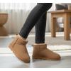 imageProject Cloud Genuine Leather Ankle Boots for Women  Water Resistant Womens Boots with Memory Foam Insole  Comfortable Fall Shoes for Women 2025 HikeyChestnut Suede