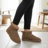 imageProject Cloud Genuine Leather Ankle Boots for Women  Water Resistant Womens Boots with Memory Foam Insole  Comfortable Fall Shoes for Women 2025 HikeyMushroom Suede