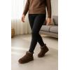 imageProject Cloud Genuine Leather Ankle Boots for Women  Water Resistant Womens Boots with Memory Foam Insole  Comfortable Fall Shoes for Women 2025 HikeyChocolate Brown Suede