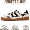 imageProject Cloud Genuine Leather Casual Sneakers for Women  Memory Foam Insoles LaceUp Womens Shoes ampamp Lightweight Womens Fashion Sneakers  NonSlip Shoes for Women Footwear VerdictRaffia