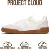 imageProject Cloud Genuine Leather Casual Sneakers for Women  Memory Foam Insoles LaceUp Womens Shoes ampamp Lightweight Womens Fashion Sneakers  NonSlip Shoes for Women Footwear VerdictWhite