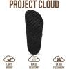 imageProject Cloud Genuine Leather Flat Sandals Women 2025 Beach Essentials Womens Sandals Memory Foam Vacation Essentials Slides for Women Footwear VenitaCognac