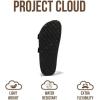 imageProject Cloud Genuine Leather Flat Sandals Women 2025 Beach Essentials Womens Sandals Memory Foam Vacation Essentials Slides for Women Footwear VenitaBlack