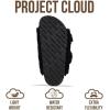 imageProject Cloud Genuine Leather Flat Sandals for Women 2025 Comfortable Beach Essentials Womens Sandals Memory Foam Vacation Essentials Slides for Women Footwear SantoriniBlack