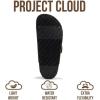 imageProject Cloud Genuine Leather Footbed Clogs for Women  Memory Foam Arch Support Slippers for Women  Trendy Slipons Womens Mules ampamp Clogs Sandals BentonGrey Wool