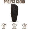 imageProject Cloud Genuine Leather Footbed Clogs for Women  Memory Foam Arch Support Slippers for Women  Trendy Slipons Womens Mules ampamp Clogs Sandals BentonDark Brown Leopard