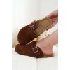 imageProject Cloud Genuine Leather Footbed Clogs for Women  Memory Foam Arch Support Slippers for Women  Trendy Slipons Womens Mules ampamp Clogs Sandals BentonCacao Suede