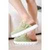 imageProject Cloud Genuine Leather Platform Clogs for Women Footwear  Memory Foam Arch Support Cork Footbed Casual Shoes ampamp Mules for Women 2025 Benton ChunkySage