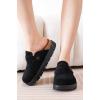 imageProject Cloud Genuine Leather Platform Clogs for Women Footwear  Memory Foam Arch Support Cork Footbed Casual Shoes ampamp Mules for Women 2025 Benton ChunkyBlackmono