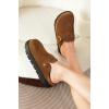 imageProject Cloud Genuine Leather Platform Clogs for Women Footwear  Memory Foam Arch Support Cork Footbed Casual Shoes ampamp Mules for Women 2025 Benton ChunkyFoss Suede