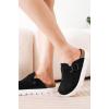 imageProject Cloud Genuine Leather Platform Clogs for Women Footwear  Memory Foam Arch Support Cork Footbed Casual Shoes ampamp Mules for Women 2025 Benton ChunkyBlack