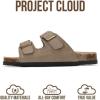 imageProject Cloud Genuine Leather Slides For Kids  Natural Cork Footbed Summer Sandals Beach Slide Sandals for Girls ampamp Boys  NonSlip Boys ampamp Girls Sandals Little VenitaTaupe Suede