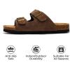 imageProject Cloud Genuine Leather Slides For Kids  Natural Cork Footbed Summer Sandals Beach Slide Sandals for Girls ampamp Boys  NonSlip Boys ampamp Girls Sandals Little VenitaBrown Sugar