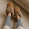 imageProject Cloud Genuine Leather Slippers for Women Footwear with Genuine Fur Lining Womens Clogs ampamp Mule  NonSlip IndoorOutdoor Scuff Womens Slippers with Memory Foam Insole HenkaCamel Suede