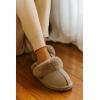 imageProject Cloud Genuine Leather Slippers for Women Footwear with Genuine Fur Lining Womens Clogs ampamp Mule  NonSlip IndoorOutdoor Scuff Womens Slippers with Memory Foam Insole HenkaGrey
