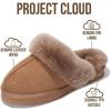 imageProject Cloud Genuine Leather Slippers for Women Footwear with Genuine Fur Lining Womens Clogs ampamp Mule  NonSlip IndoorOutdoor Scuff Womens Slippers with Memory Foam Insole HenkaCamel Suede