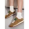 imageProject Cloud Genuine Leather Sneakers for Women  Womens Sneakers with Memory Foam Insole  Lightweight ampamp Non Slip Womens Shoes  Stylish Fall Shoes for Women 2025 LynnTan Suede
