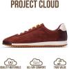 imageProject Cloud Genuine Leather Sneakers for Women  Womens Sneakers with Memory Foam Insole  Lightweight ampamp Non Slip Womens Shoes  Stylish Fall Shoes for Women 2025 LynnBurgundy Suede