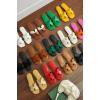 imageProject Cloud Genuine Leather Summer Sandals for Women 2025  Fashion Flat Womens Sandals with Memory Foam Insole Slides Sandals Women Footwear  Mules Womens Sandals JannelNude