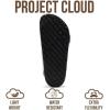 imageProject Cloud Genuine Leather Summer Sandals for Women 2025  Memory Foam Slingback Womens Sandals Comfortable and Non Slip Beach Slides with Big Buckle GardaTan