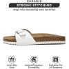 imageProject Cloud Genuine Leather Womens Sandals  Memory Foam Beach Essentials Womens Slippers  Perfect Summer Sandals for Women 2025 BahamaWhite