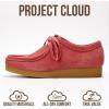 imageProject Cloud Genuine Leather Womens Shoes  Memory Foam Insole Oxford Shoes For Women Footwear  Lightweight AntiSlip Sole Casual Work Loafers with Lace WallyMauve