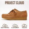 imageProject Cloud Genuine Leather Womens Shoes  Memory Foam Insole Oxford Shoes For Women Footwear  Lightweight AntiSlip Sole Casual Work Loafers with Lace WallyTan