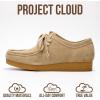 imageProject Cloud Genuine Leather Womens Shoes  Memory Foam Insole Oxford Shoes For Women Footwear  Lightweight AntiSlip Sole Casual Work Loafers with Lace WallyWheat