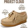 imageProject Cloud Genuine Leather Womens Shoes  Memory Foam Insole Oxford Shoes For Women Footwear  Lightweight AntiSlip Sole Casual Work Loafers with Lace WallyWheat