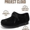 imageProject Cloud Genuine Leather Womens Shoes  Memory Foam Insole Oxford Shoes For Women Footwear  Lightweight AntiSlip Sole Casual Work Loafers with Lace WallyBlack