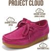 imageProject Cloud Genuine Leather Womens Shoes  Memory Foam Insole Oxford Shoes For Women Footwear  Lightweight AntiSlip Sole Casual Work Loafers with Lace WallyPink